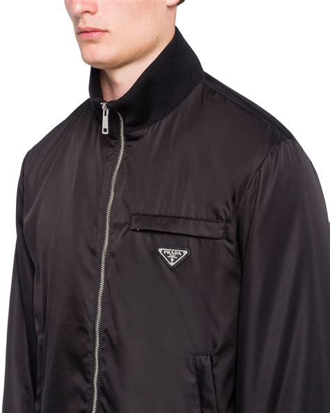 prada nylon jacket black.